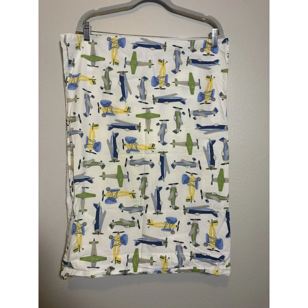 Pottery Barn Kids Pillow Cases Set Of 2 Planes Transportation Standard